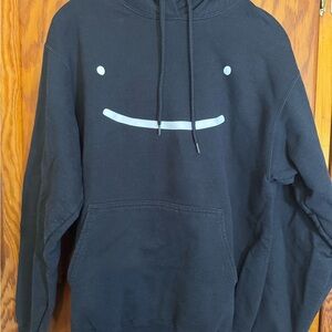 Black Smiley Face Hoodie